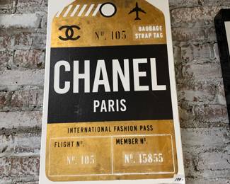 Chanel on Canvas $99
