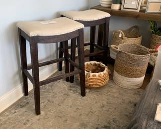 Fabric Bar Stools $95 each 
