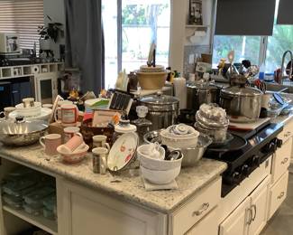Lots of quality pots and pans