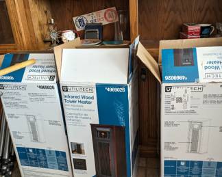 Three Almost New Space Heaters..Room Size