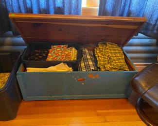 Vintage Cedar Trunk, Fabric