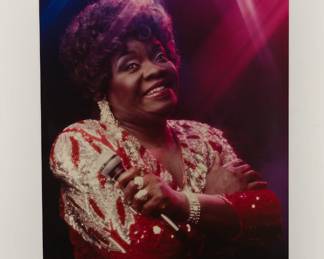 Koko Taylor, 1993, Signed Peter Amft c-print photograph, Numbered edition 1/1