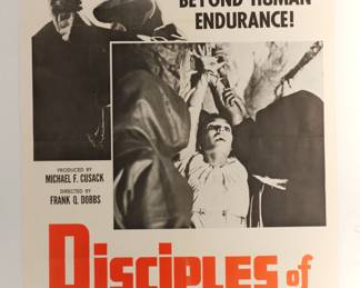 Disciples of Death, vintage B-Movie poster