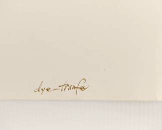 Back of Advertisement, double dye transfer one-of-a-kind print, signed Peter Amft c-print photograph, Peter Amft Photography Chicago, Numbered 1/1