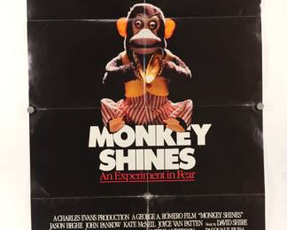 Monkey Shines vintage B-Movie poster