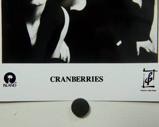 Detail of Cranberries Promo Glossy, part of the huge collection of music promo posters