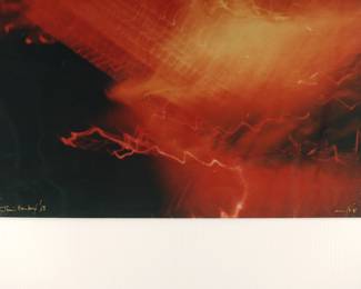 Detail of Jimi Hendrix 1968, Signed Peter Amft c-print photograph, printed in 1996