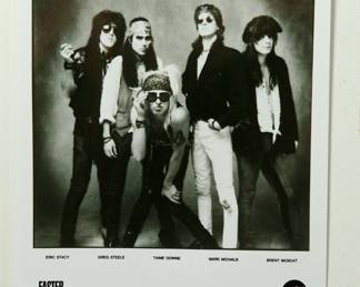 Faster Pussycat Promo Glossy, part of the huge collection of music promo posters