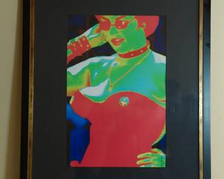 Framed and signed original art photograph, made in 2002, numbered edition 1/25