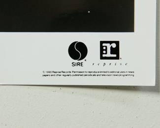 Detail of Depeche Mode Promo Glossy, part of the huge collection of music promo posters