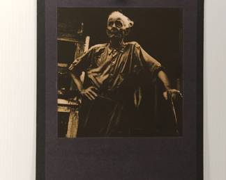 Matted and Framed George the Hermit, signed Peter Amft one-of-a-kind Kodalith print, Peter Amft Photography Chicago