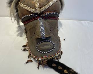 Beautiful wood African tribal mask