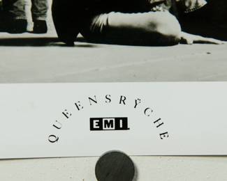 Detail of Queensrÿche Promo Glossy, part of the huge collection of music promo posters