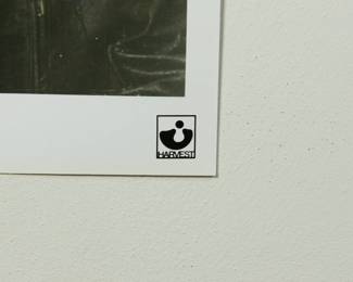 Detail of David Gilmour Promo Glossy, part of the huge collection of music promo posters