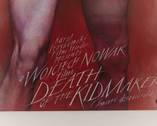 Detail of Death of the Kidmaker, Polish poster