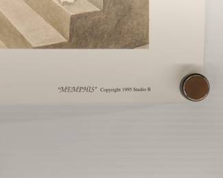 Detail of "Memphis" poster, copyright 1995 Studio B