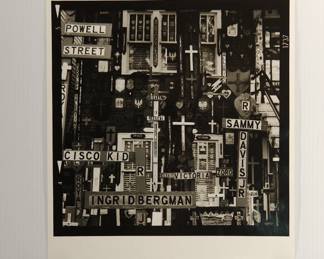 Signed Marc Hauser black + white silver gelatin photograph