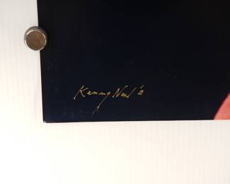 Title detail of Kenny Neal, Signed Peter Amft c-print photograph, printed 1996