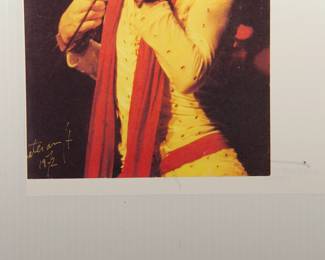 Detail of Mick Jagger, 1972, signed Peter Amft c-print photograph, Peter Amft Photography Chicago, Numbered edition 1/1