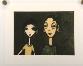 "America 3" by Burns, 2006, signed limited edition print 23/100