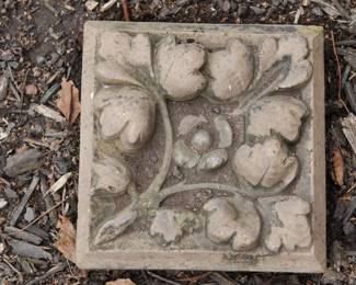 Another view of concrete garden ornamental stepping stone