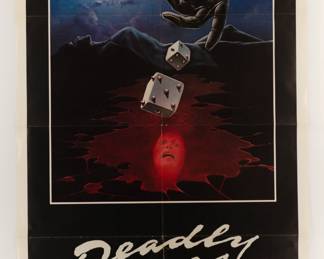 Deadly Games, vintage B-Movie poster