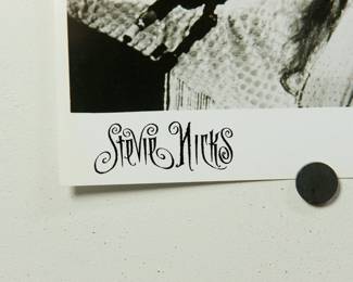 Another detail of Stevie Nicks Promo Glossy, part of the huge collection of music promo posters