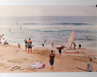 Beach silver halide photograph by by Peter Ampf