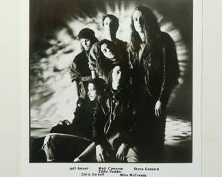 Temple of the Dog Promo Glossy, part of the huge collection of music promo posters