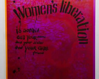 Overprint of "Chesire Cat" East Totem West and "I am Beautiful" copyright 1971 by Celestial Arts, CA98, part of "The Overprints" made in the late 1960's/early 1970s by Joe McHugh, Nick Nickolds, and Sätty, screen-printed blacklight posters