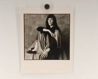 Patti Smith #2, 1989, signed Marc Hauser black + white silver gelatin photograph
