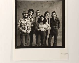 Rufus, 1975, Chaka Kahn, signed Marc Hauser black + white silver gelatin photograph