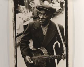 Maxwell Street, 1962, signed Peter Amft black + white silver gelatin photograph, Peter Amft Photography Chicago, Numbered edition 2/100