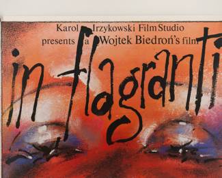 Detail of In flagranti, Polish movie poster