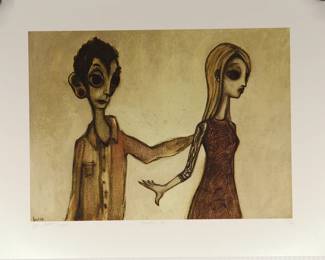 "America 2" by Burns, 2006, signed limited edition print 23/100