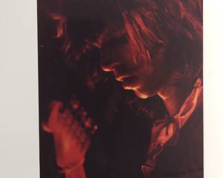 Keith Richards, 1972, Signed Peter Amft c-print photograph