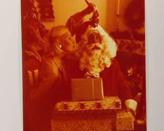 "Joel's apt - Tree Studio Building, Shot for the Christmas issue of Apt. Life magazine" c. 1979, signed Peter Amft c-print photograph, Peter Amft Photography Chicago