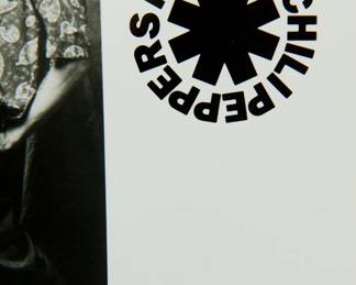 Detail of the third Red Hot Chili Peppers Promo Glossy, part of the huge collection of music promo posters