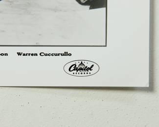 Detail of second Duran Duran Promo Glossy, part of the huge collection of music promo posters