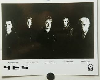 Yes Promo Glossy, part of the huge collection of music promo posters