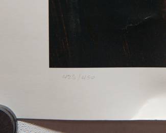 Edition detail of Glenn Barr "Avenjah & Destroyah" signed and limited edition prints, 425/450