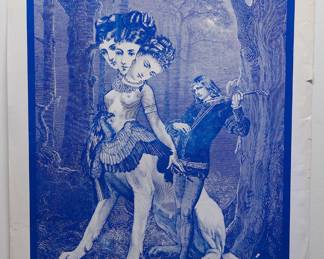 "Pleasure Lovers" by Sätty, copyright 1970 by Celestial Arts CA2006, serigraph screen-print