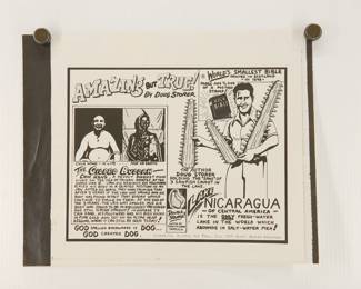 "Amazing but True" comic by Doug Storer, copyright 1985