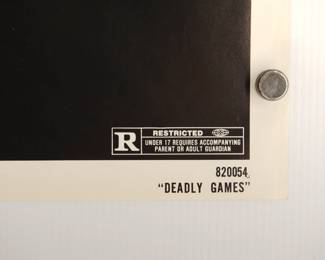 Detail of Dracula's Dog, vintage B-Movie poster