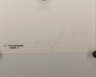 Back of Hand of "Hound Dog" Taylor #2 (six fingered guitarist), signed Peter Amft black + white silver gelatin photograph, Peter Amft Photography Chicago, Numbered edition 1/1