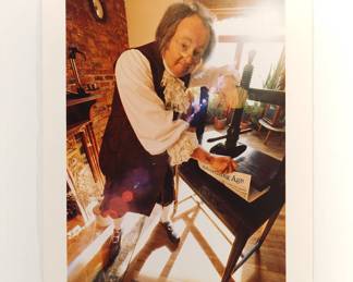 Advertisement, double dye transfer one-of-a-kind print, signed Peter Amft c-print photograph, Peter Amft Photography Chicago, Numbered 1/1