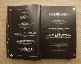 Table of contents in Taschen's "Magic: 1400s - 1950s" book