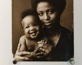 "I Gave Him Life", 1977, Signed Peter Amft black + white silver gelatin photograph, Peter Amft Photography Chicago, Numbered edition 1/7