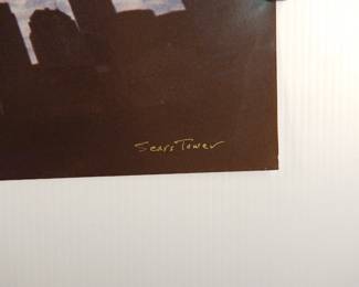 Skyline detail of Billy Boy Arnold 1993, Signed Peter Amft c-print photograph