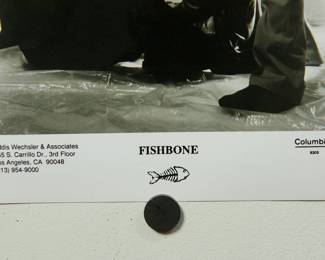 Detail of Fishbone Promo Glossy, part of the huge collection of music promo posters